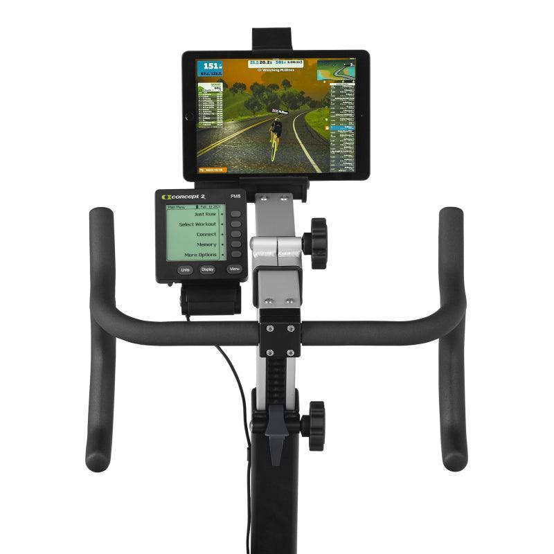 BikeErg med smartphonehållare