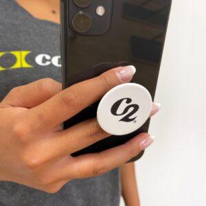 Pop-socket med C2-tryck